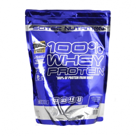 100% Whey Protein 1000g 